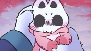 Our Xiaolou is now a kitten protected by his father and is no longer a stray cat.