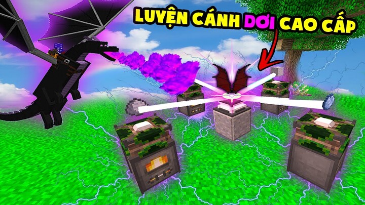 LUYỆN THÀNH CÔNG ĐÔI CÁNH DƠI CAO CẤP Wings Bats - Minecraft Mystical Village 2 # 14 - TÝ TIỀN TỈ