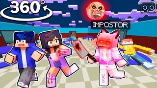 KAWAII CHAN saving APHMAU and friends from EIN - Minecraft 360°