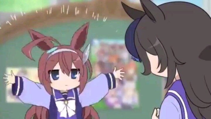 [Uma Musume: Pretty Derby] Bourbon mengungkapkan kebahagiaannya kepada Mi Yu dengan seluruh kekuatan