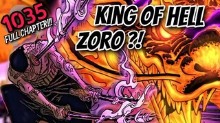 ONE PIECE 1035: KING OF HELL THREE DRAGON STYLE!!! | NO MATCH SI KING SA BAGONG ATAKE NI ZORO?!!!