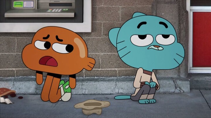 Gumball dan Darwin Mengemis untuk Membayar DVD! Klip #3