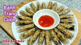 Cách Làm BÁNH TRÁNH CUỘN Ăn Vặt Hoặc Chiên Chả Giò Đều Ngon | Món Chay Ngon Bà Mẹ Quê