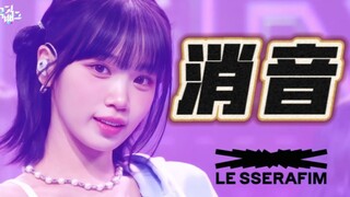 【消音】被金采源一嗓子喊清醒了！LESSERAFIM 230512音银NO RETURN消音