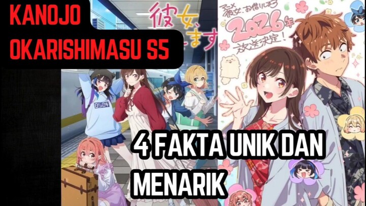 4 Fakta unik dan menarik tentang anime kanojo okarishimasu s5