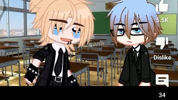 gacha boy love boy  who cry school 🔥what you...