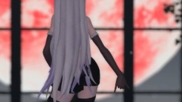 [MMD Lemah] Gadis iblis lemah merayuku video seri FZ 02. nomor telepon.