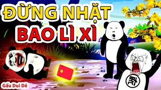 Gấu Dui Dẻ : ĐỪNG NHẶT BAO LÌ XÌ Ở NGOÀI ĐƯỜNG | Phim Gấu Hài Hước Kinh Dị