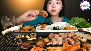 Ăn cơm cùng thịt ba chỉ nướng tại nhà 5 #amthuc
