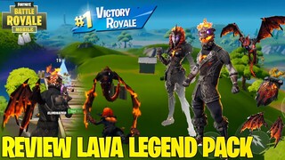 CUMA 200 RIBU BISA DAPAT BUNDLE LEGEND LAVA PACK! MUSUH NYA AUTO KENA BAKAR! FORTNITE MOBILE