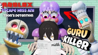 Robot Ini Mengambil Alih Pekerjaan Para Guru! - Roblox Escape Miss Ani Tron's Detention