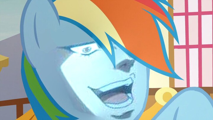 【MLP×JOJO】Do you think it’s Rainbow Dash? Actually it’s me dio!