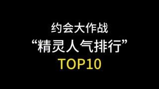 约会大作战精灵人气排行