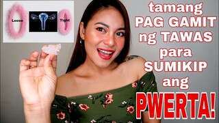 TAMANG PAG GAMIT NG TAWAS SA PWERTA || INSTANT PAMPASIKIP!