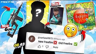 Free fire OB34 update 😮 new character 💫