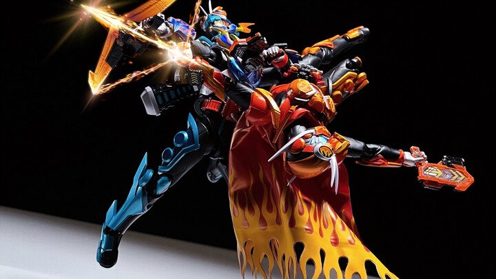 [Fotografi] Bandai shf Kamen Rider FIRE GOTCHARD DAYBREAK STEAMHOPPER/Flame Dawn Gotchard Steam Locu