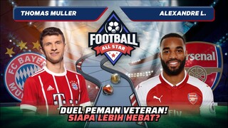 Thomas Muller vs Alexander Lacazatte: Duel Pemain Veteran! | Football Allstars Match 33 #short