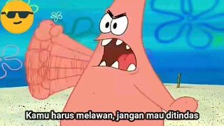 meme spongebob : nasihat bapak ketika kalian di bully