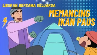 Liburan bersama keluarga memancing ikan paus ternyata susah | Parodi Anime Dub Indo