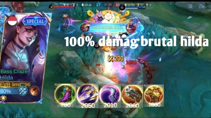 ketika musuh expe pake jilong lawan Hilda auto hilang🔥🔥