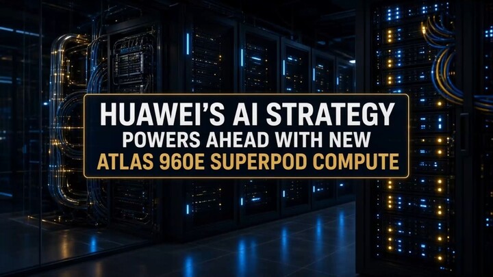 Huawei's AI Strategy Powers Ahead With New Atlas 960E SuperPoD Compute.