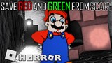 Roblox | SAVE RED AND GREEN FROM SCARY - Horror experience