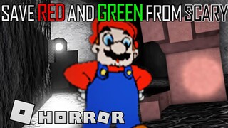 Roblox | SAVE RED AND GREEN FROM SCARY - Horror experience