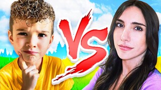 NADIA vs  8 YEAR OLD ROWDYROGAN