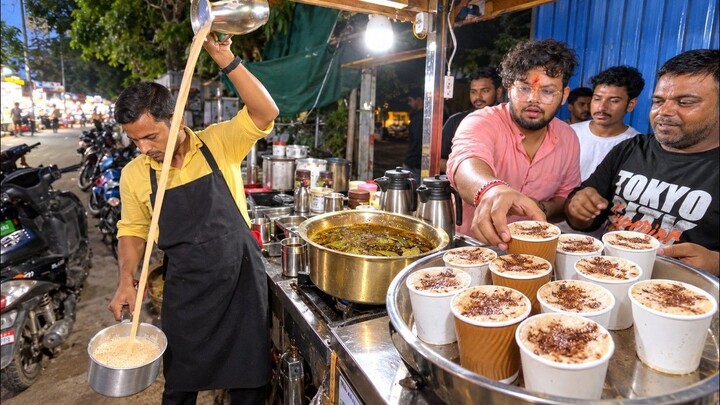 One Cart, Two Brews! Herbal Tea & Frothy Coffee on an Indian Street