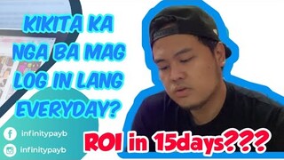 InfinityPayB after 15days update || Log in lang everyday kikita ka na!