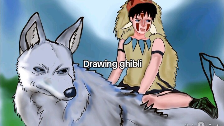 ghibli drawing ✨😸