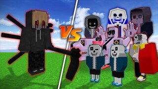 Errorunry/Error 13 vs UNDERTALE | Minecraft | ( INTENSE BATTLE ! )