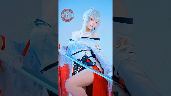 Hiyuki (Feixue) So Cute ❤️ Wuthering Waves Cosplay #shorts