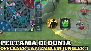 Pertama di dunia !!! offlaner pake emblem jungler gak ada obat OP nya