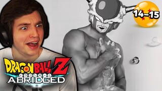 OH NO, FRIEZA IS HOT!! | DBZ: Abridged REACTION Episode 14-15