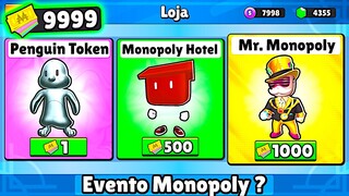 Evento monopoly com skin grátis no Stumble Guys ? teoria