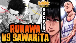 ACE vs ACE | RUKAWA VS SAWAKITA | SlamDunk Season 2 Episode 29