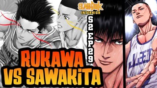 ACE vs ACE | RUKAWA VS SAWAKITA | SlamDunk Season 2 Episode 29