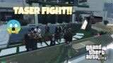 TASER FIGHT WTIH BLACK MAFIA (4 VS 7? HAHA) | GTA 5 RP