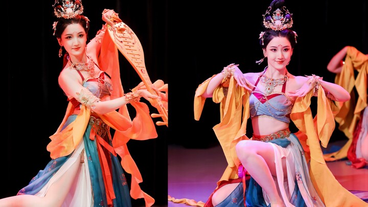พบกับหูเซวียน ระบำพันปี "ฉันเดินทางข้ามเวลาบนเวที!" ผ้าไหมลายเปลวเพลิงแห่งเมืองตุนหวง
