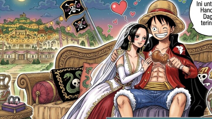 One Piece Terbaru!! Pernikahan Boa Hancock dan Luffy