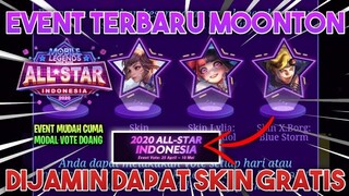 DIJAMIN DAPAT SKIN DI EVENT TERBARU MOBILE LEGENDS, MISI CUMA VOTE DOANG | 2020 ALL STAR INDONESIA