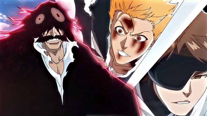 Ichigo & Aizen Vs Yhwach 4k Raw Clips For Editing - Season 4 Ep 8 #ichigo #aizen