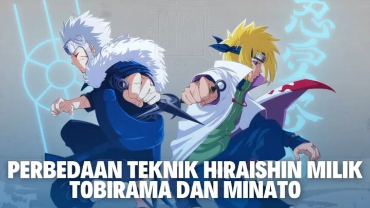 perbedaan teknik hiraishin milik Tobirama dan Minato