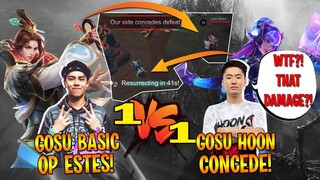 1v1 BASIC vs HOON | ESTES OP DMG BUILD! 😱