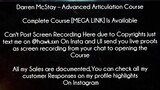 Darren McStay Course Advanced Articulation Course Download
