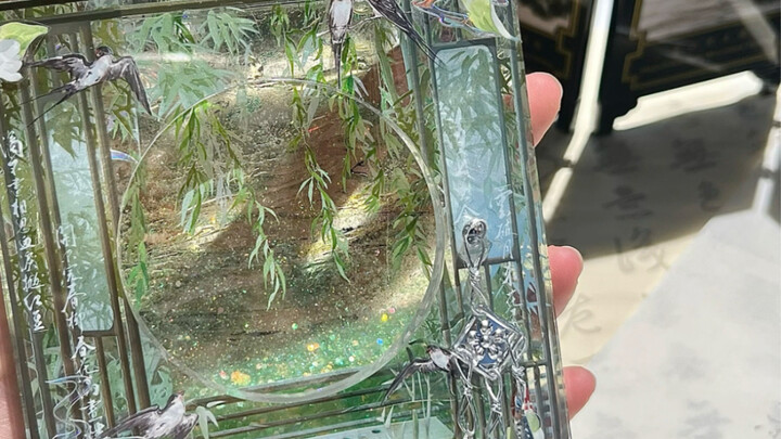 Ancient-style green badge brick～