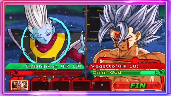 WHISS VS VEGETTO OMNI GOD - DB MOD ANDROID GAMEPLAY