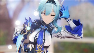 【4K 60Fps / Genshin Impact MMD】 Make you happy / Eula