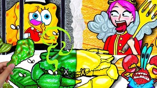 Stop Motion Animation: SpongeBob SquarePants thách thức Xiaohong